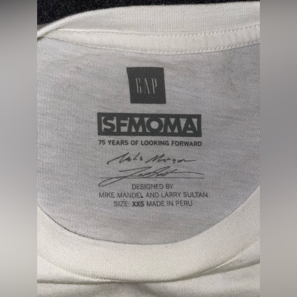 Limited Edition Gap x SFMOMA 75th Anniversary Artist Shirt 2010 XXS Larry Sultan - Picture 3 of 11